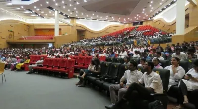 Auditorium of SCMS Hyderabad